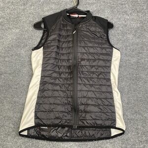Swix Vest Womens Small Black Northern Vision Quilted Softshell Ski Running